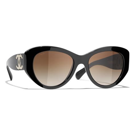 Chanel butterfly sunglasses black